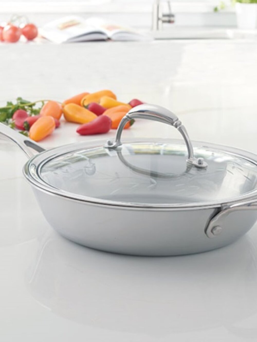 Princess Heritage® Tri-Ply Stainless Steel 10" Skillet 5729